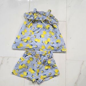 4T (2 piece) Toddler short/shirt set